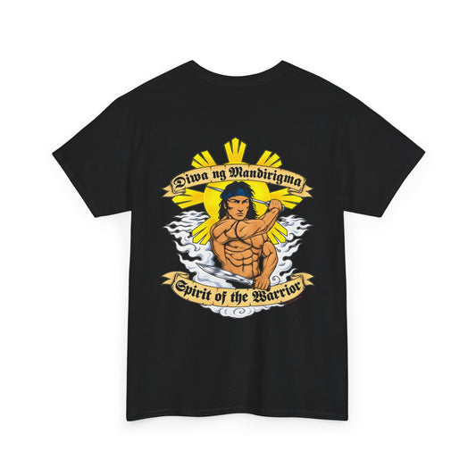 Filipino Strength Spirit of the Warrior Diwa ng Mandirigma Unisex Heavy Cotton Tee