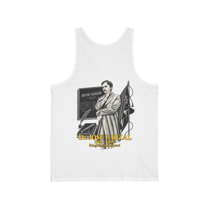 Filipino Strength Dr Jose Rizal Magiting na Bayani Unisex Jersey Tank