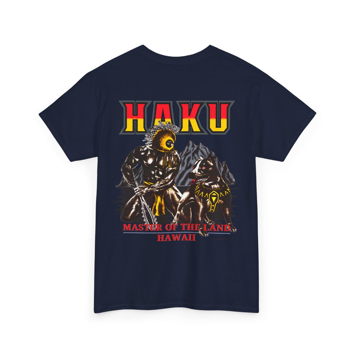 Hawaiian Strength Haku Master of the Land Hawaii Vintage Design 90s New Print Unisex Heavy Cotton Tee