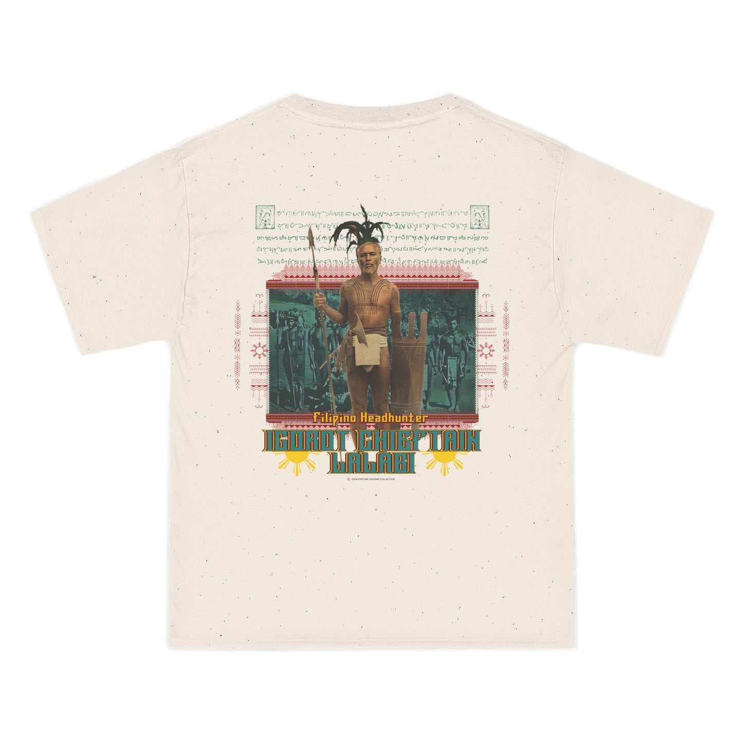 Filipino Strength Filipino Headhunter Igorot Chieftain Lalabi Beefy-T®  Short-Sleeve T-Shirt