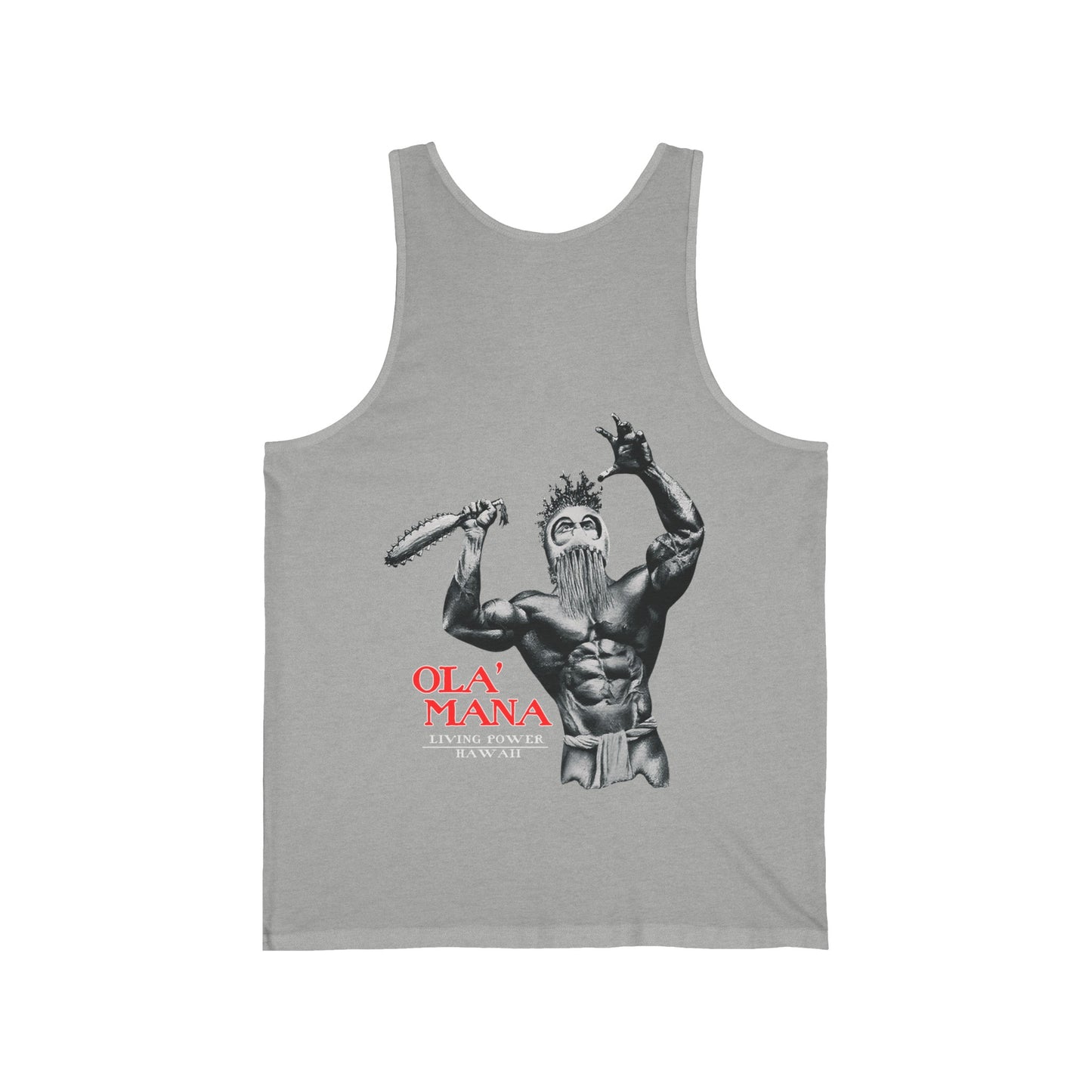 Hawaiian Strength Living Power Hawaii Ola' Mana Vintage Design 90s New Print Unisex Jersey Tank