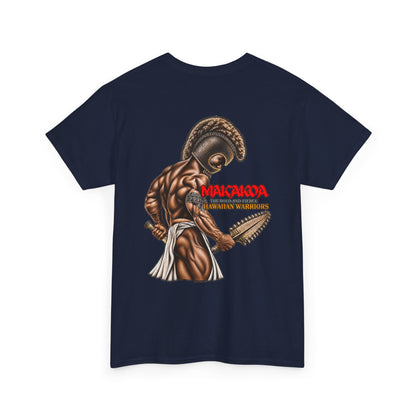 Hawaiian Strength Makakoa The Bold and Fierce Hawaiian Warriors Unisex Heavy Cotton Tee