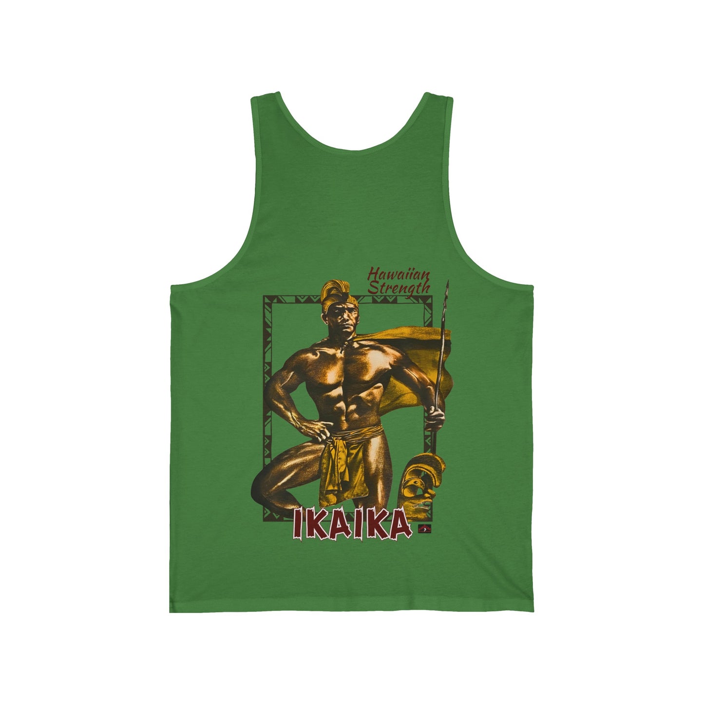 Hawaiian Strength Ikaika Hawaiian Strength Vintage Design 90s New Print Unisex Jersey Tank