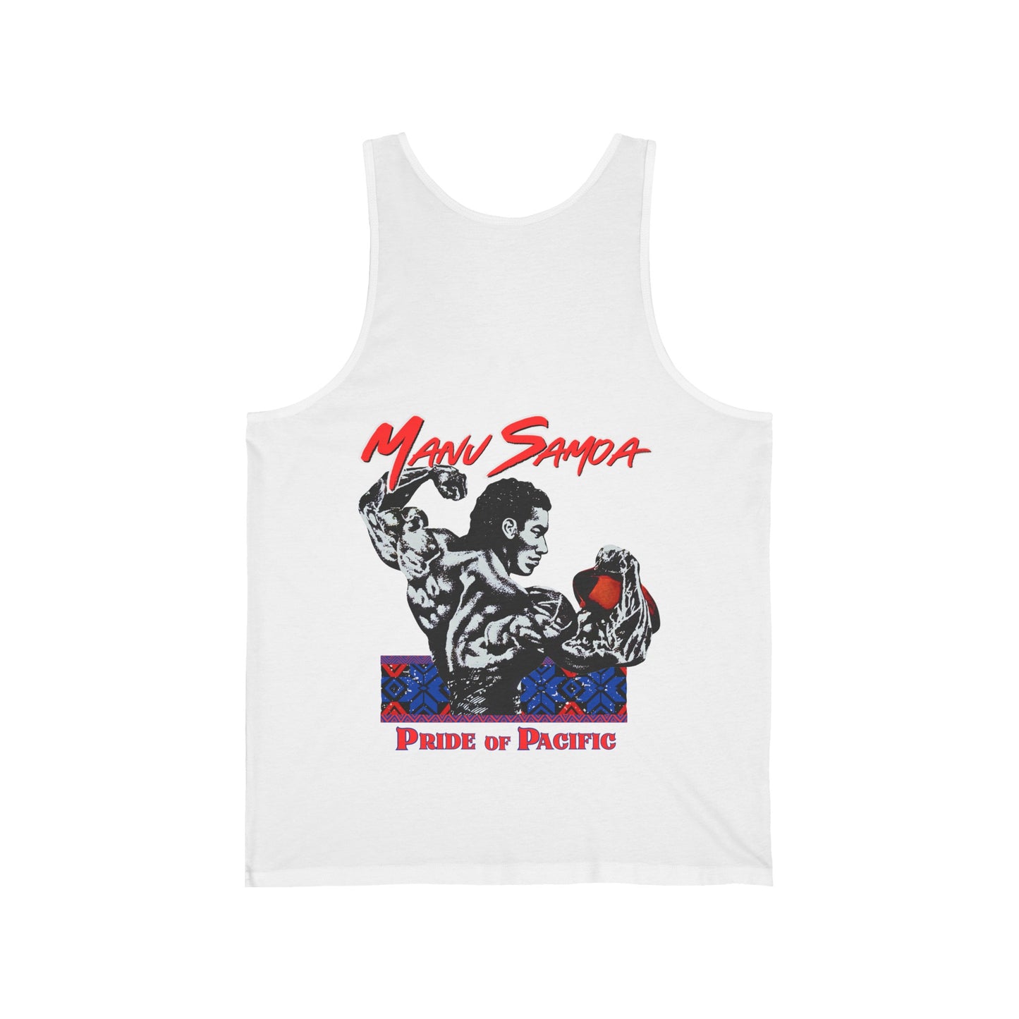 Samoan Strength Manu Samoa Pride of Pacific Vintage Design 90s New Print Unisex Jersey Tank