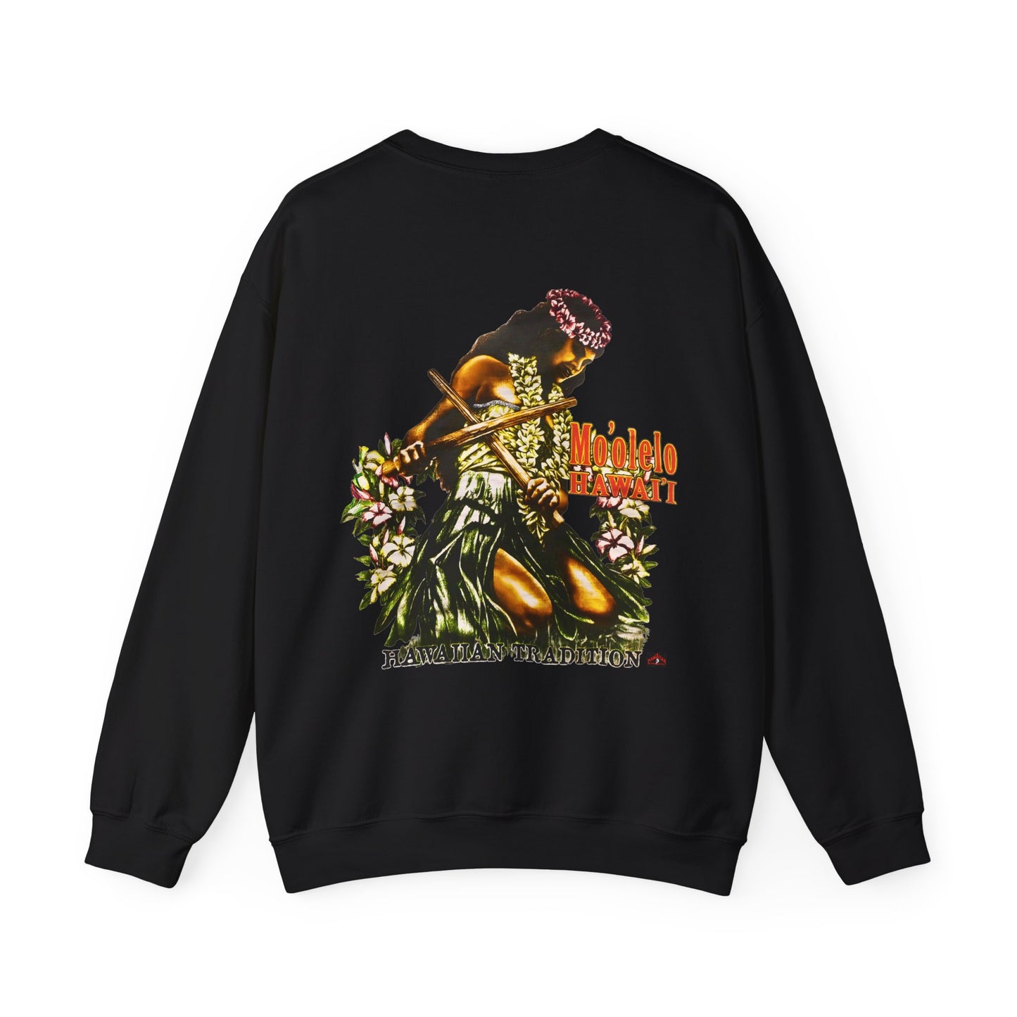 Hawaiian Strength Hawaiian Tradition Mo'olelo Hawai'i Vintage Design 90s New Print Unisex Heavy Blend™ Crewneck Sweatshirt