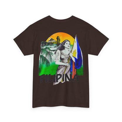 Filipino Strength Filipina Vintage Design 90s New Print Unisex Heavy Cotton Tee