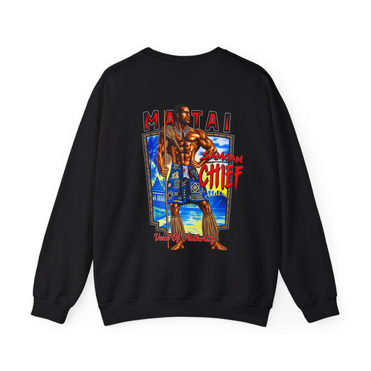 Samoan Strength Samoan Chief Matai Unisex Heavy Blend™ Crewneck Sweatshirt