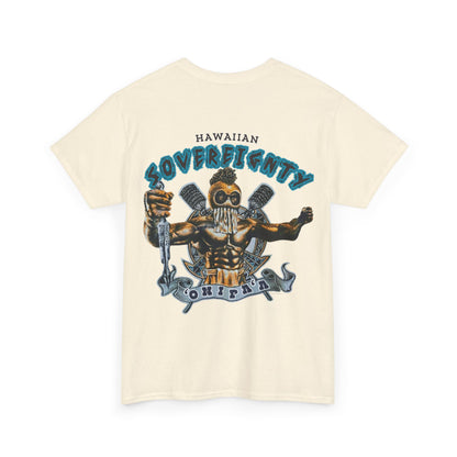 Hawaiian Strength Hawaiian Sovereignty 'Onipa'a Vintage Design 90s New Print T-shirt Unisex Heavy Cotton Tee