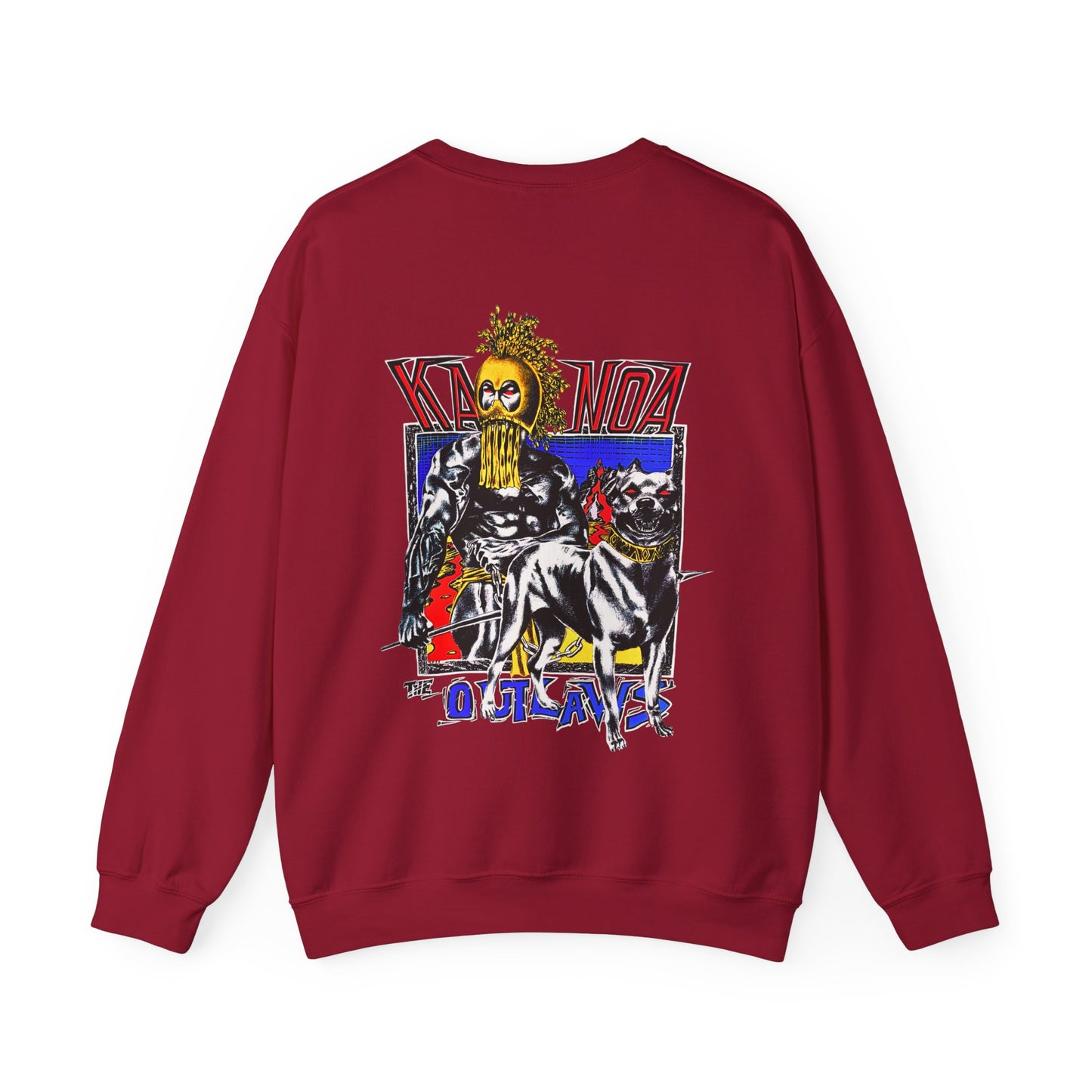 Hawaiian Strength Kanoa The Outlaws Vintage Design 90s New Print Unisex Heavy Blend™ Crewneck Sweatshirt