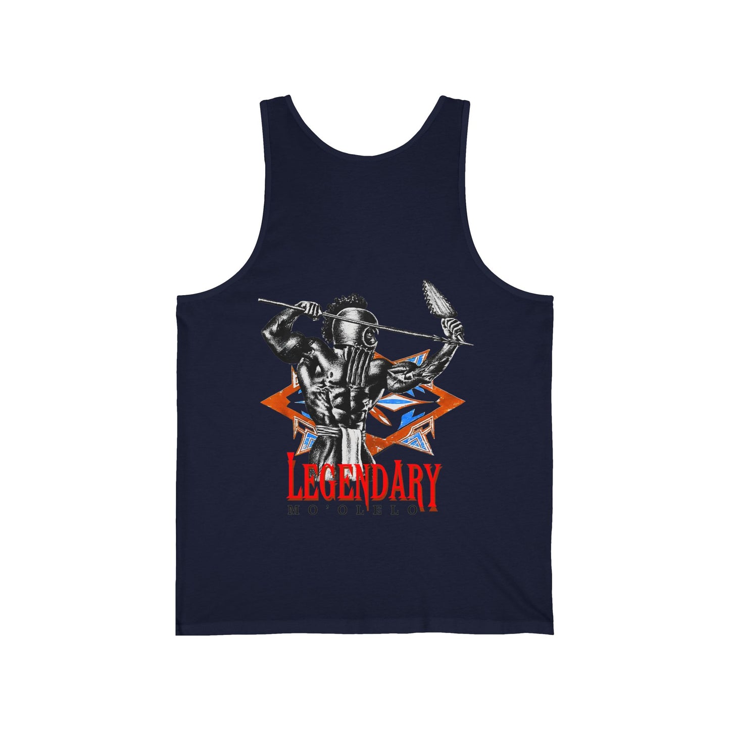 Hawaiian Strength Legendary Mo'olelo Vintage 90s Design New Print Unisex Jersey Tank