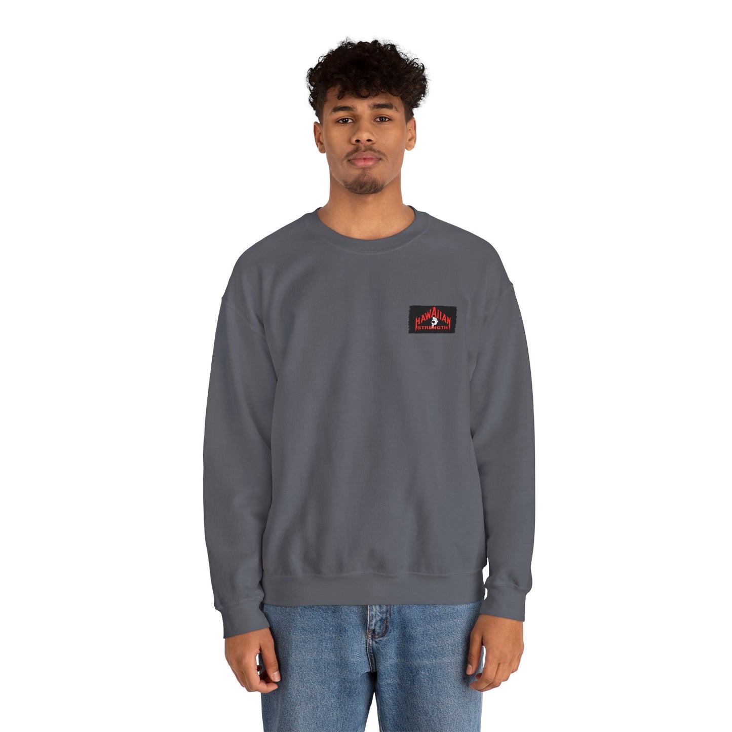 Hawaiian Strength Pahoa Hawaiian Dagger Vintage 90s Design New Unisex Heavy Blend™ Crewneck Sweatshirt