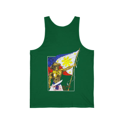 Filipino Strength Diego Silang Freedom Fighter Vintage Design 90s New Print Unisex Jersey Tank
