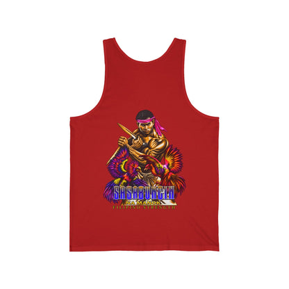 Filipino Strength Sasabungin Na Manok Unisex Jersey Tank