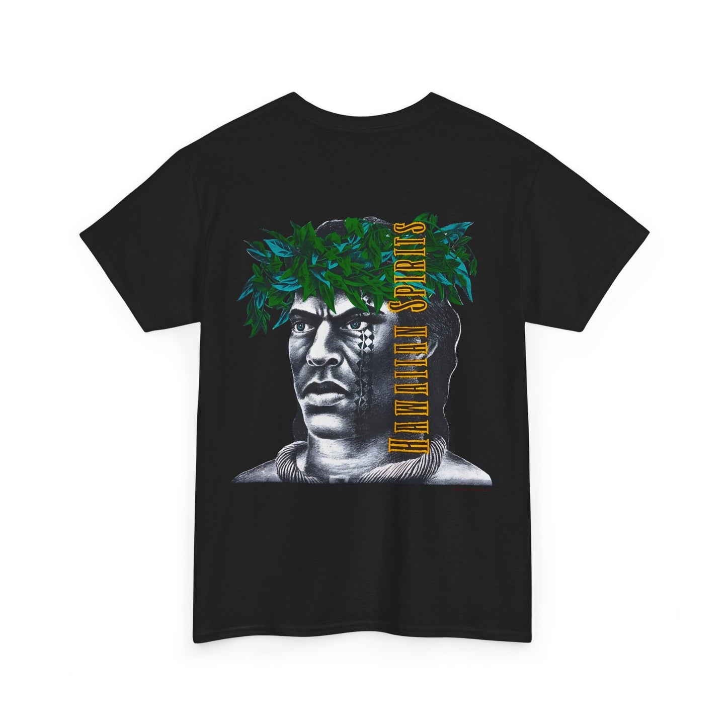 Hawaiian Strength Hawaiian Spirits Vintage Design 90s New Print Unisex Heavy Cotton Tee