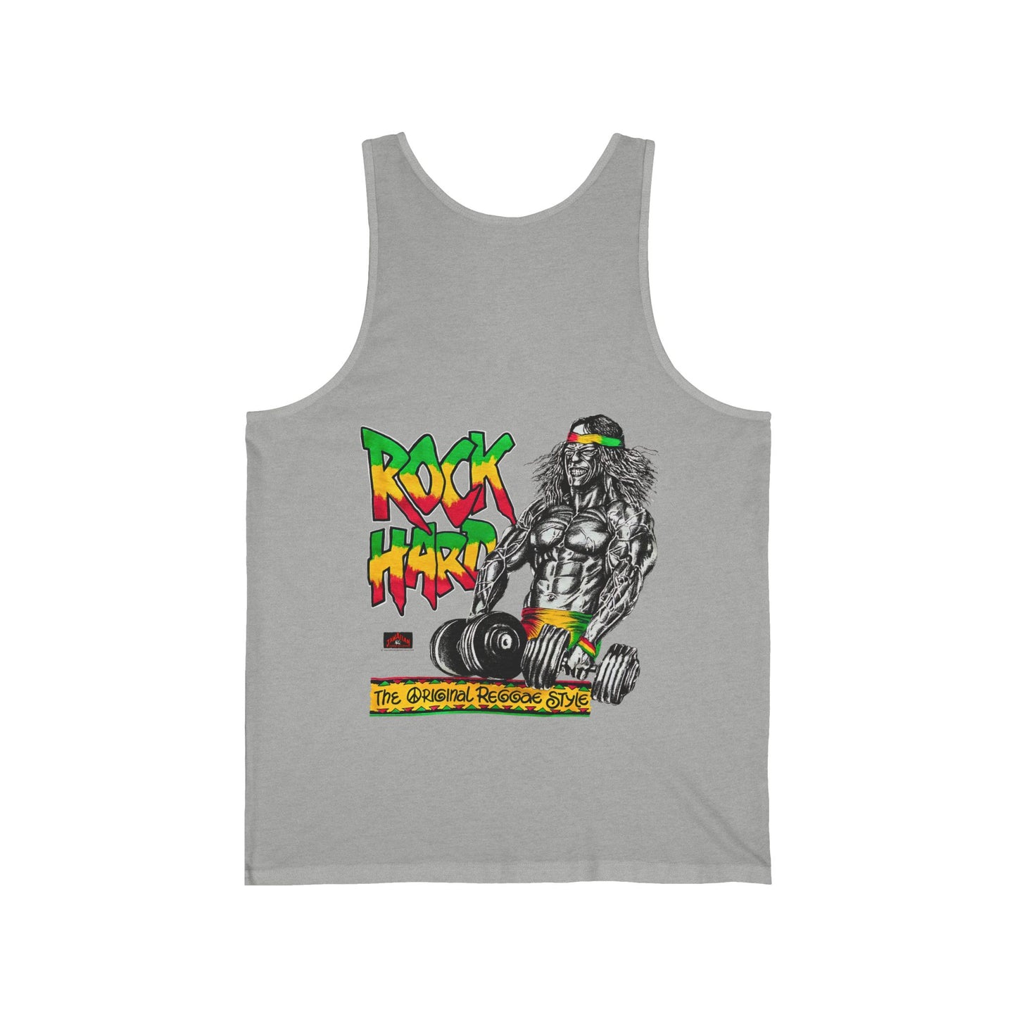 Jawaiian Strength Rock Hard The Original Reggae Style Vintage 90s Design New Print Unisex Jersey Tank