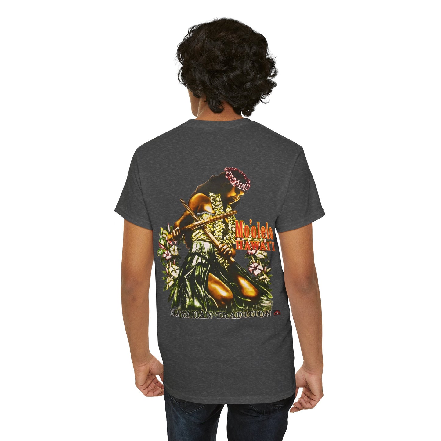 Hawaiian Strength Hawaiian Tradition Mo'olelo Hawai'i Vintage Design 90s New Print T-shirt Unisex Heavy Cotton Tee