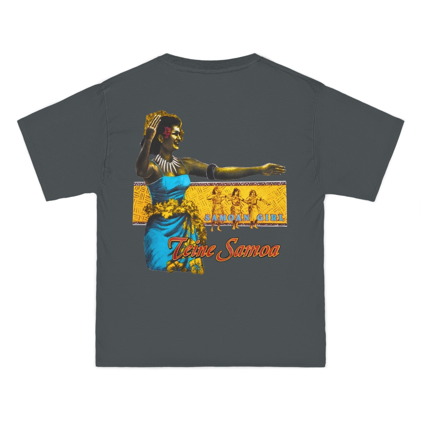 Samoan Strength Samoan Girl Teine Samoa Vintage Design 90s New Print Beefy-T®  Short-Sleeve T-Shirt