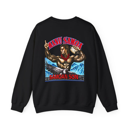 Samoan Strength Manu Samoa Samoan Son Unisex Heavy Blend™ Crewneck Sweatshirt