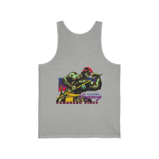 Filipino Strength Filipino Legacy Pamanang Pinoy Vintage Design 90s New Print Unisex Jersey Tank