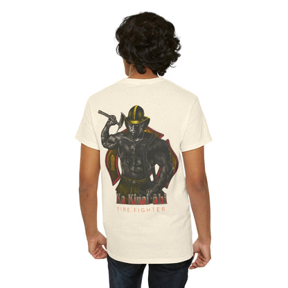 Hawaiian Strength Fire Fighter Ka Kainai ahi Vintage Design 90s New Print Unisex Heavy Cotton Tee