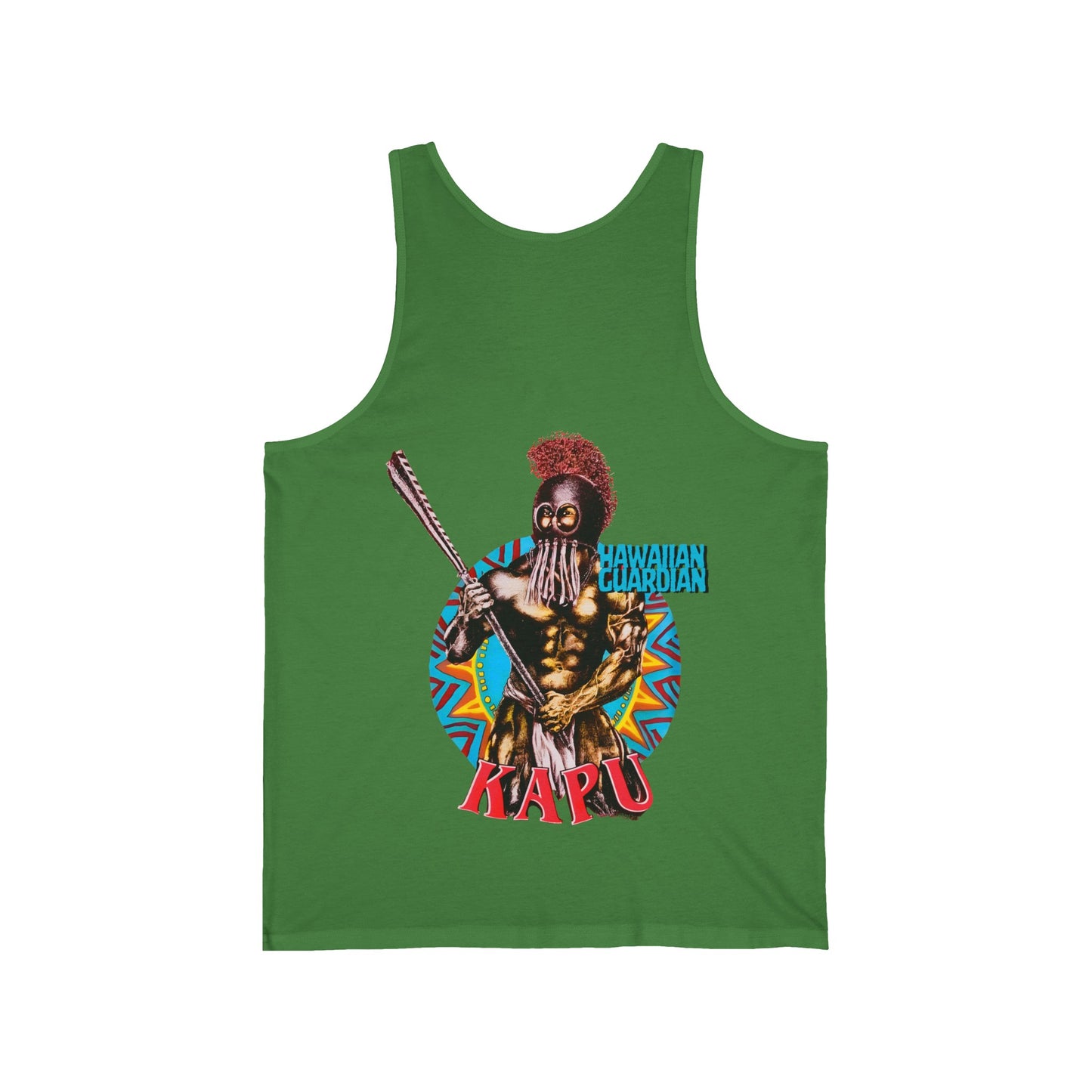 Hawaiian Strength Kapu Hawaiian Guardian Vintage Design 90s New Print Unisex Jersey Tank