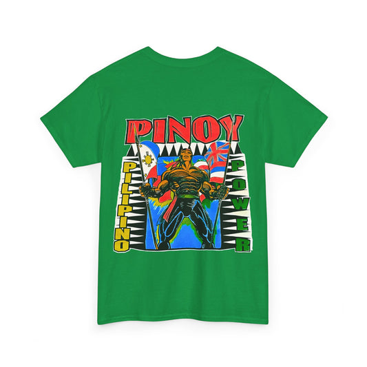 Filipino Strength Pinoy Pilipino Power Shirt Vintage Design 90s New Print T-shirt Unisex Heavy Cotton Tee