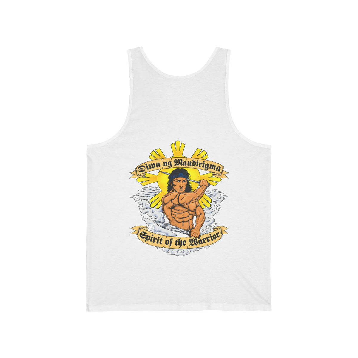 Filipino Strength Spirit of the Warrior Diwa ng Mandirigma Unisex Jersey Tank