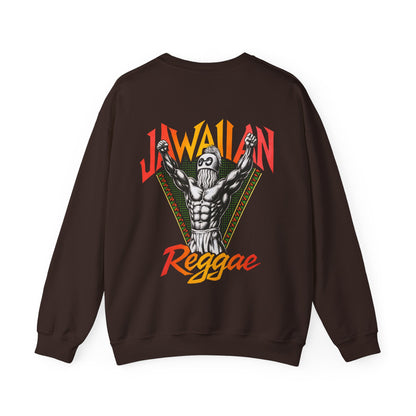 Jawaiian Strength Jawaiian Reggae Vintage Designs 90s New Print Unisex Heavy Blend™ Crewneck Sweatshirt