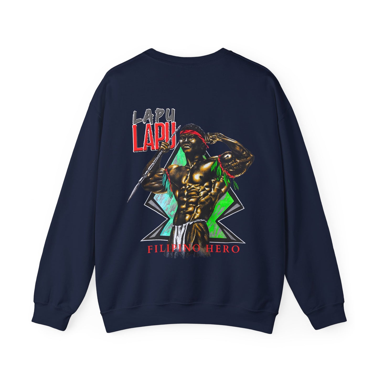 Filipino Strength Lapu Lapu Filipino Hero Vintage Design 90s New Print Unisex Heavy Blend™ Crewneck Sweatshirt