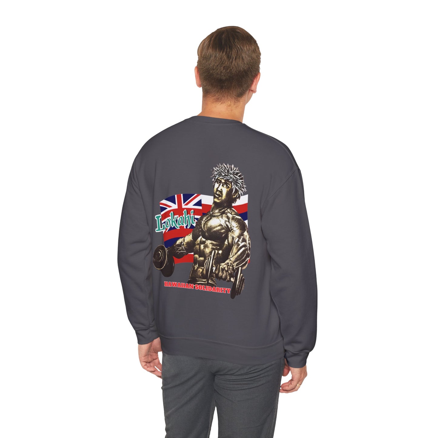 Hawaiian Strength Lokahi Hawaiian Solidarity Vintage Design 90s New Print Unisex Heavy Blend™ Crewneck Sweatshirt