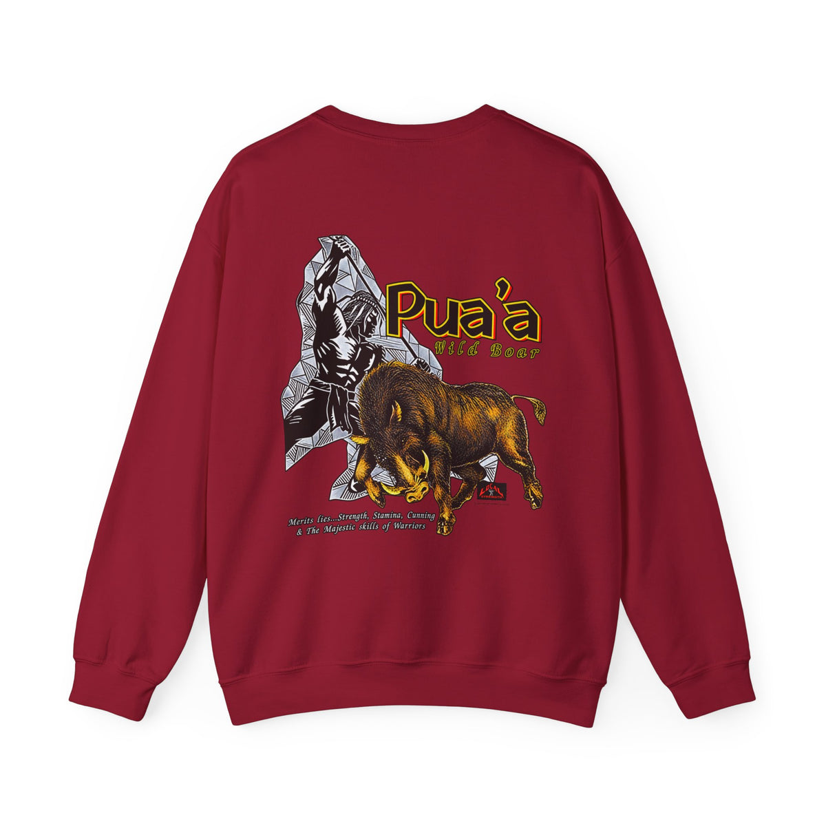 Local Strength Pua'a Wild Boar Unisex Heavy Blend™ Crewneck Sweatshirt