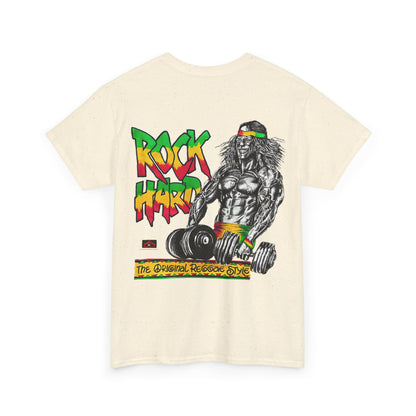 Jawaiian Strength Rock Hard The Original Reggae Style Vintage 90s Design New Print Unisex Heavy Cotton Tee