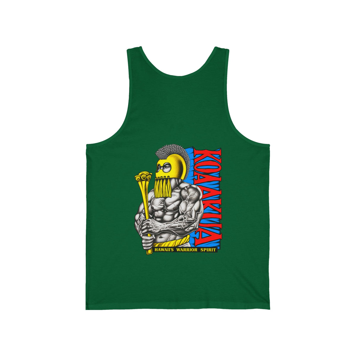 Hawaiian Strength Koa Akua Hawaii's Warrior Spirit Unisex Jersey Tank