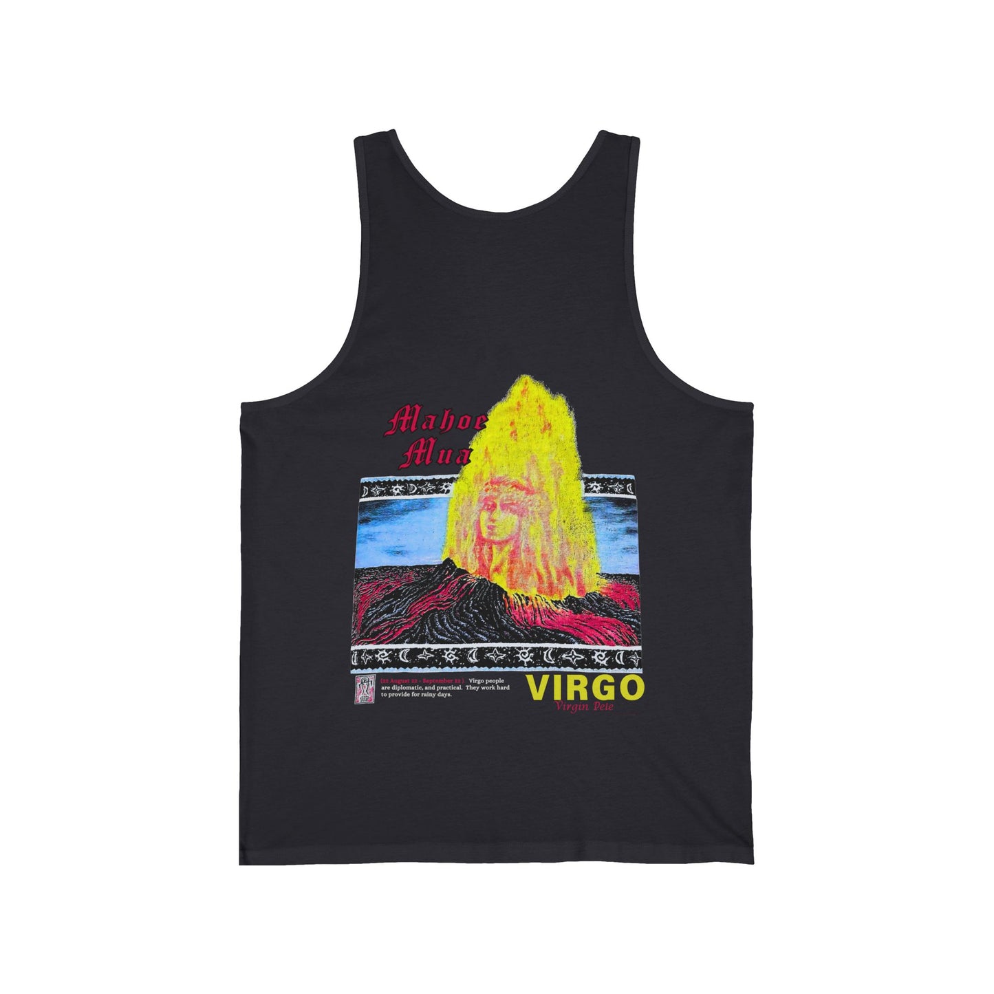 Hawaiian Strength Vigro Mahoe Mua Virgin Pele Vintage Design 90s New Print Unisex Jersey Tank