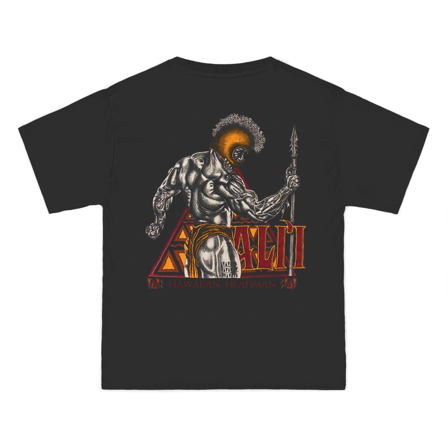 Hawaiian Strength Ali'i Hawaiian Headman Vintage Design 90s New Print Beefy-T®  Short-Sleeve T-Shirt