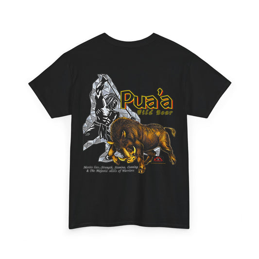 Local Strength Pua'a Wild Boar Unisex Heavy Cotton Tee