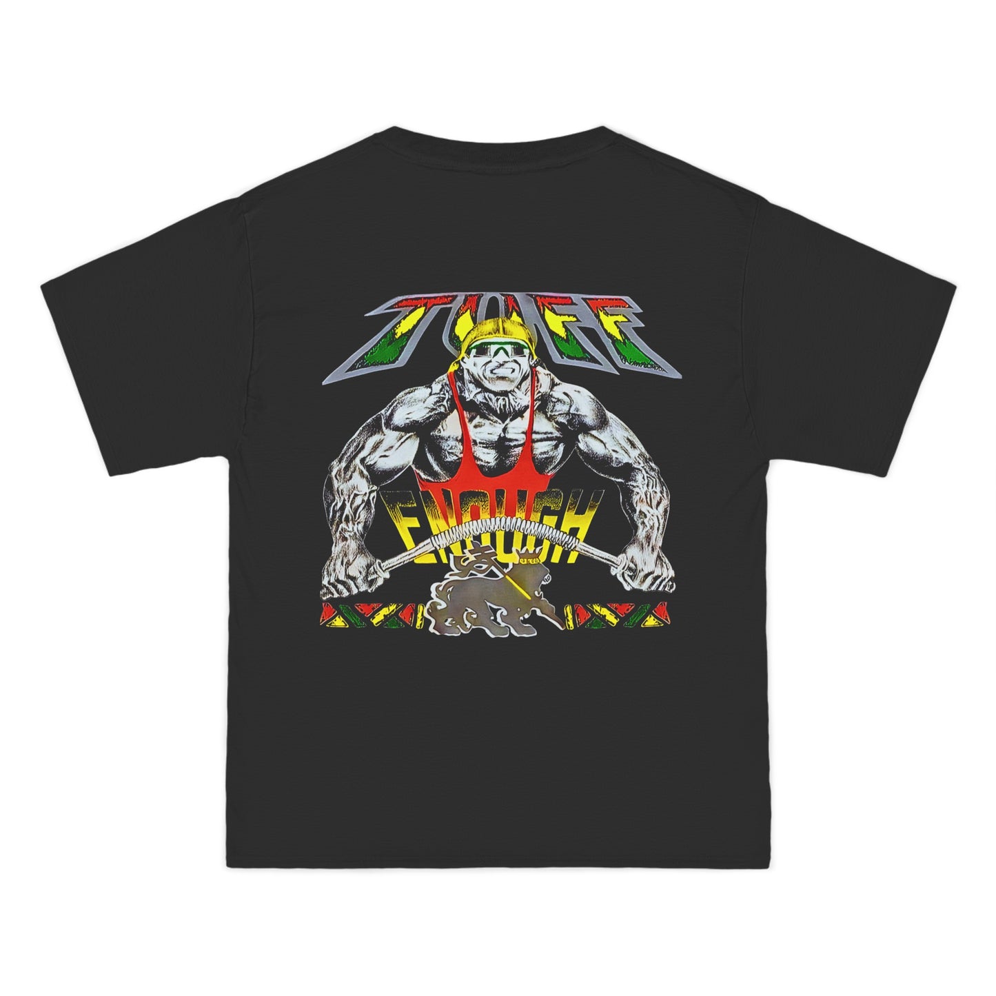 Jawaiian Strength Tuff Enough Vintage Design 90s New Print Beefy-T®  Short-Sleeve T-Shirt