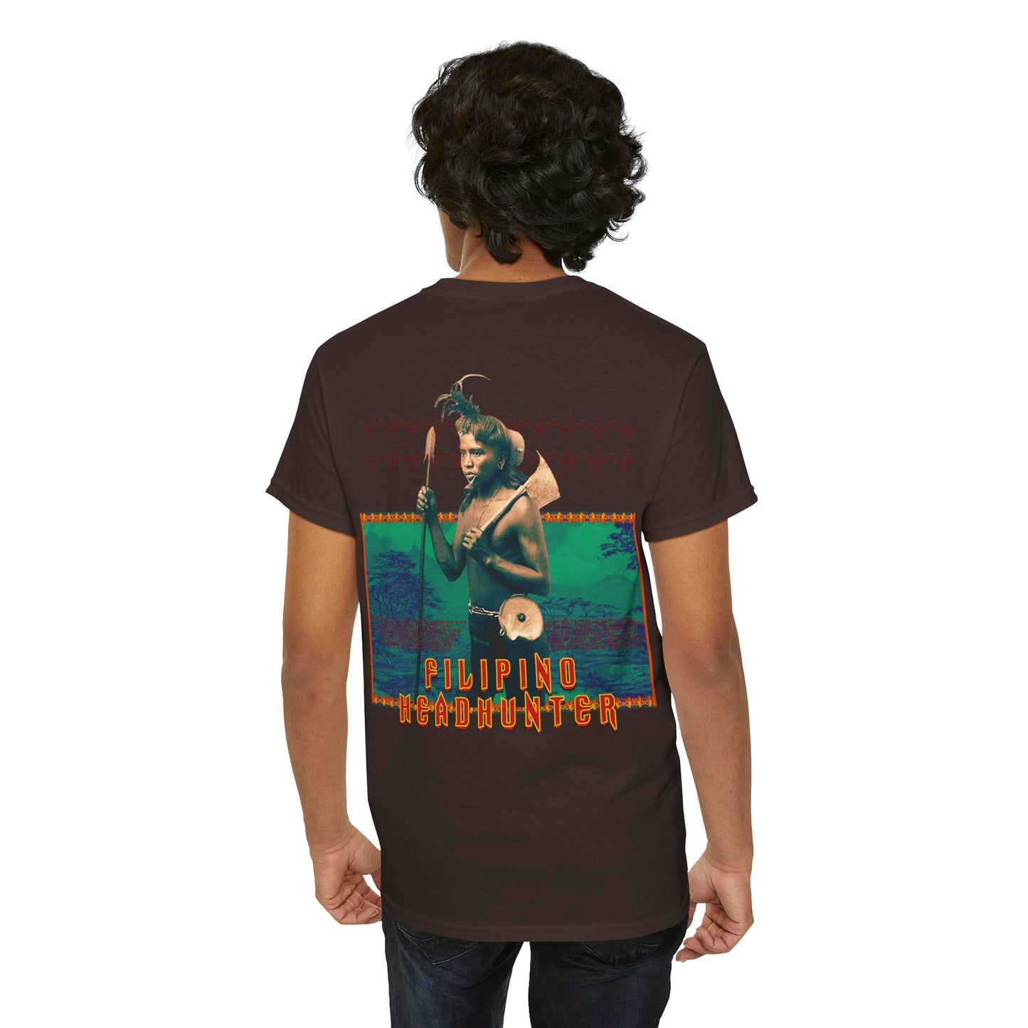 Filipino Strength Filipino HeadHunter Unisex Heavy Cotton Tee