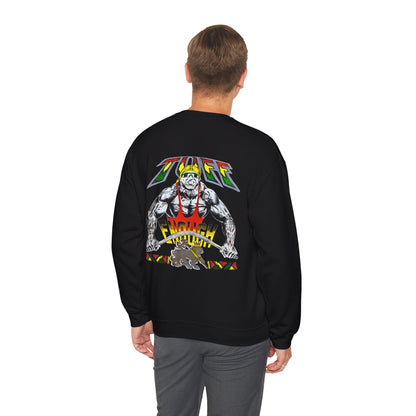 Jawaiian Strength Tuff Enough Vintage Design 90s New Print Unisex Heavy Blend™ Crewneck Sweatshirt