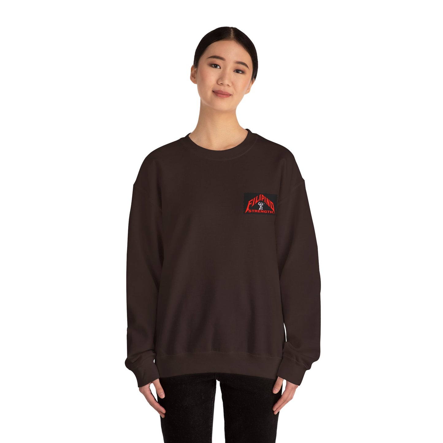 Filipino Strength Filipina Vintage Design 90s New Print Unisex Heavy Blend™ Crewneck Sweatshirt