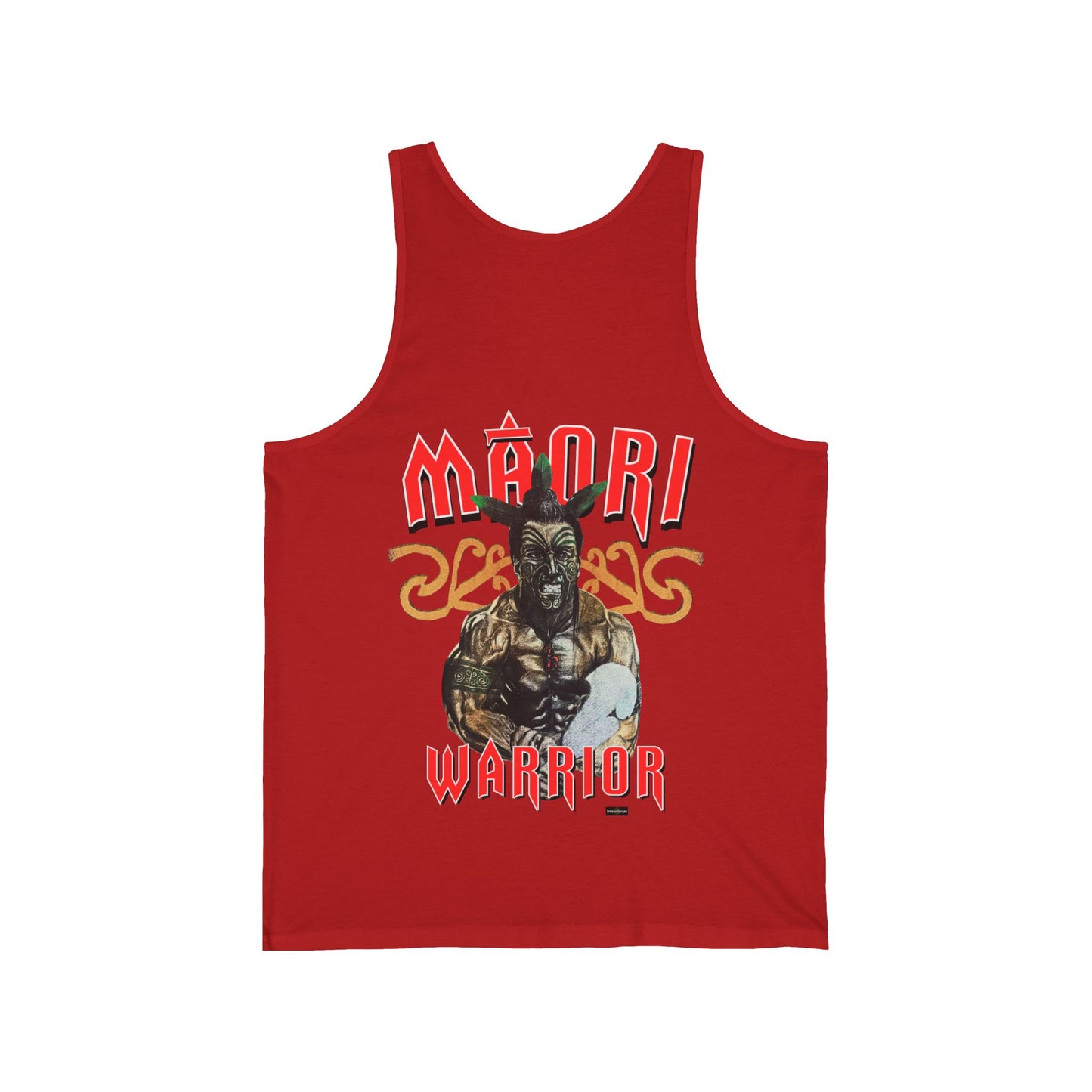 Local Strength Maori Warrior Vintage Design 90s New Print Unisex Jersey Tank