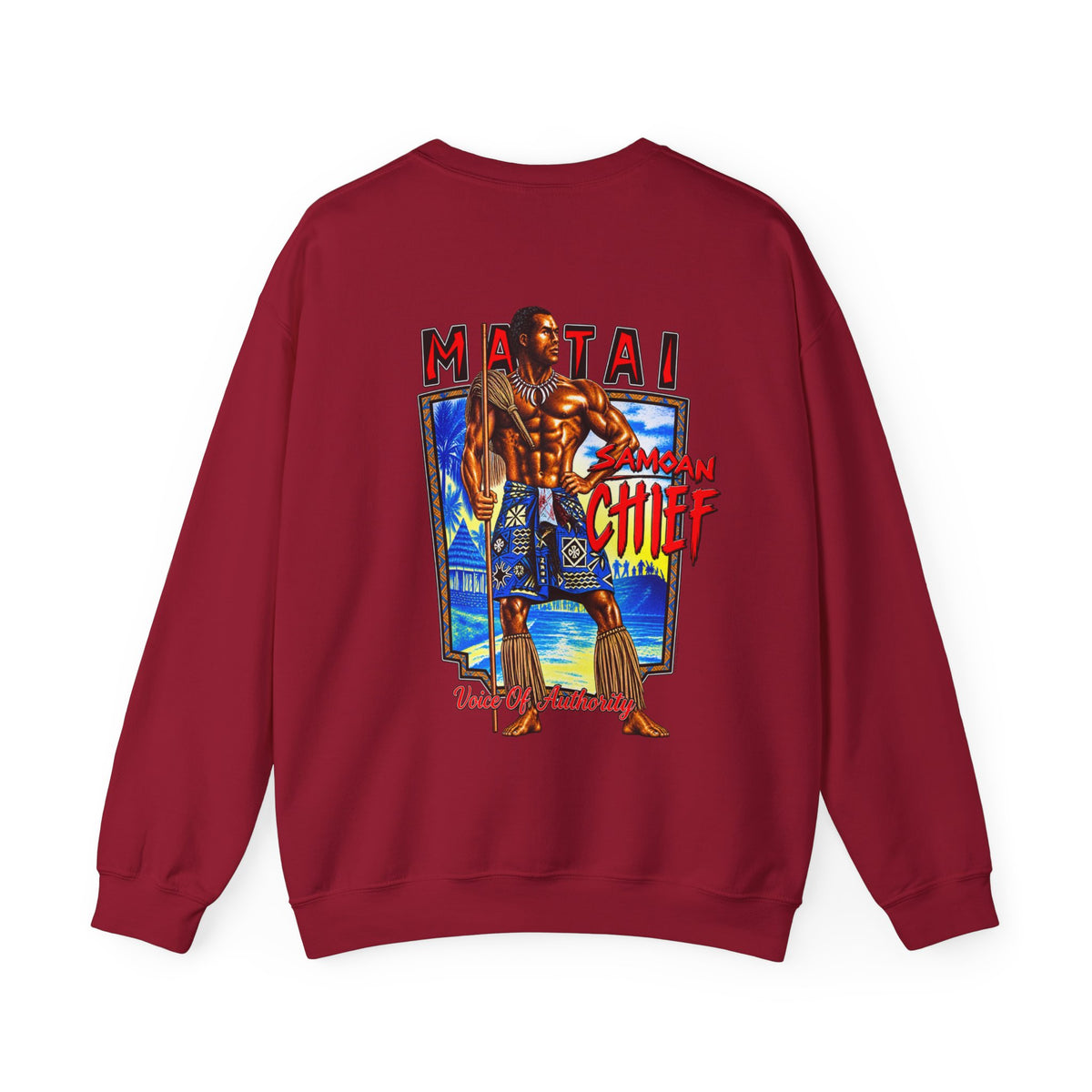 Samoan Strength Samoan Chief Matai Unisex Heavy Blend™ Crewneck Sweatshirt