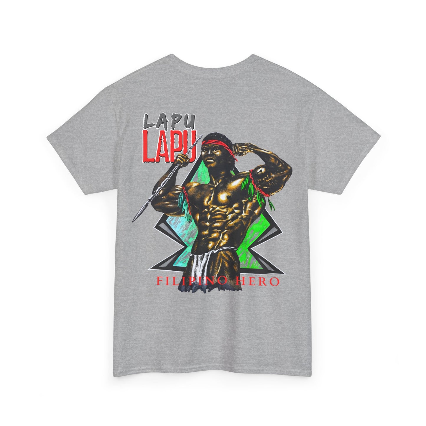 Filipino Strength Lapu Lapu Filipino Hero Vintage Design 90s New Print T-shirt Unisex Heavy Cotton Tee