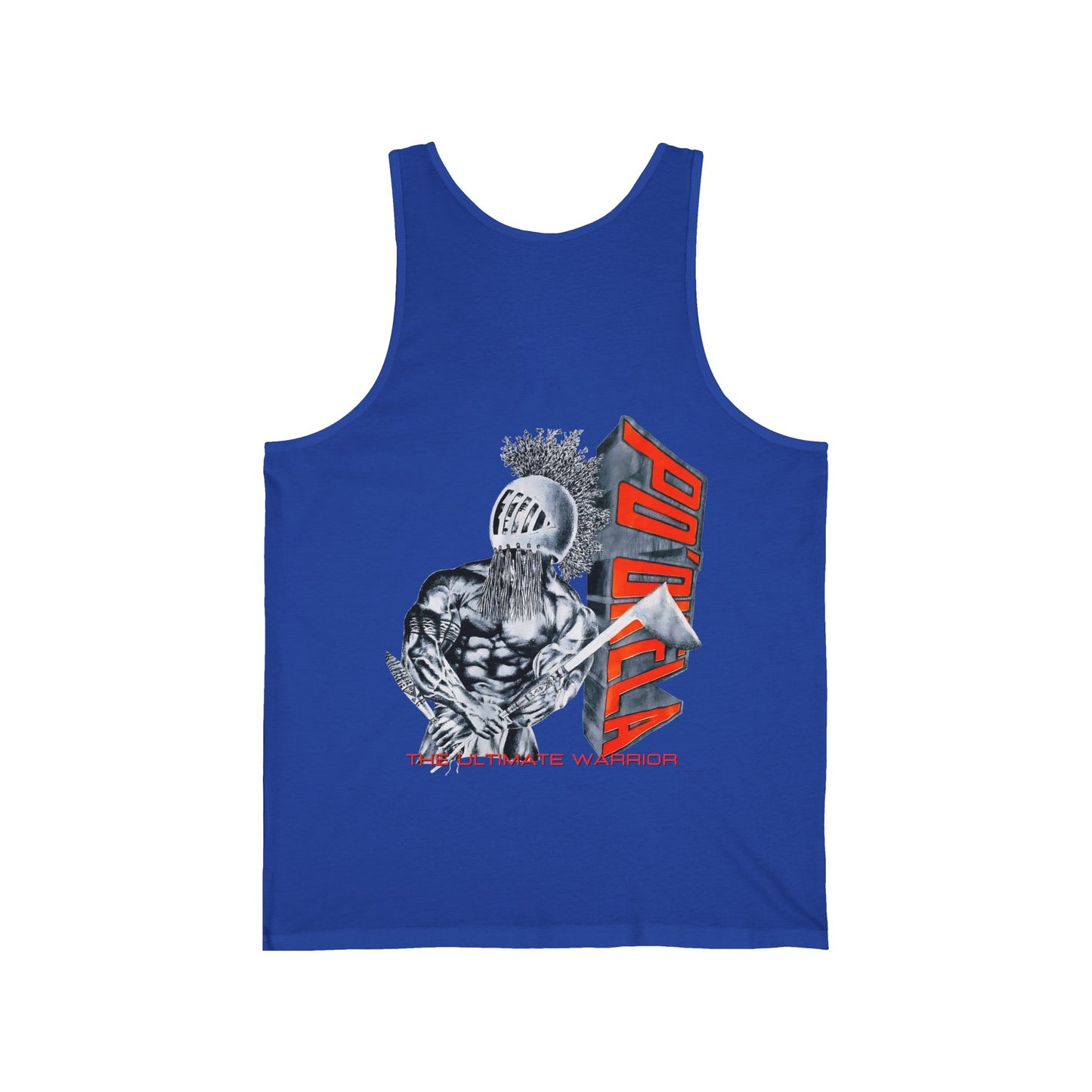 Hawaiian Strength Po'okela The Ultimate Warrior Vintage Design 90s New Print Unisex Jersey Tank