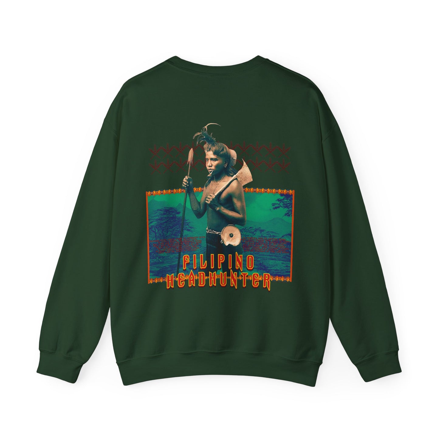 Filipino Strength Filipino HeadHunter Unisex Heavy Blend™ Crewneck Sweatshirt