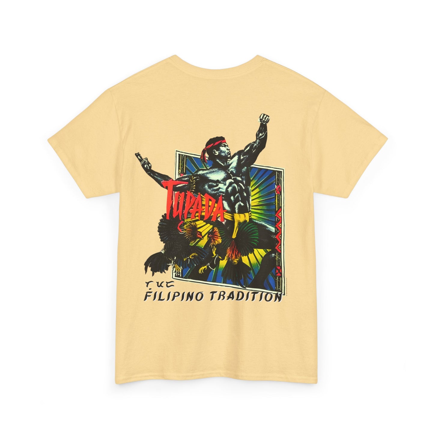 Filipino Strength Tupada Filipino Tradition Vintage Design 90s New Print T-shirt Unisex Heavy Cotton Tee