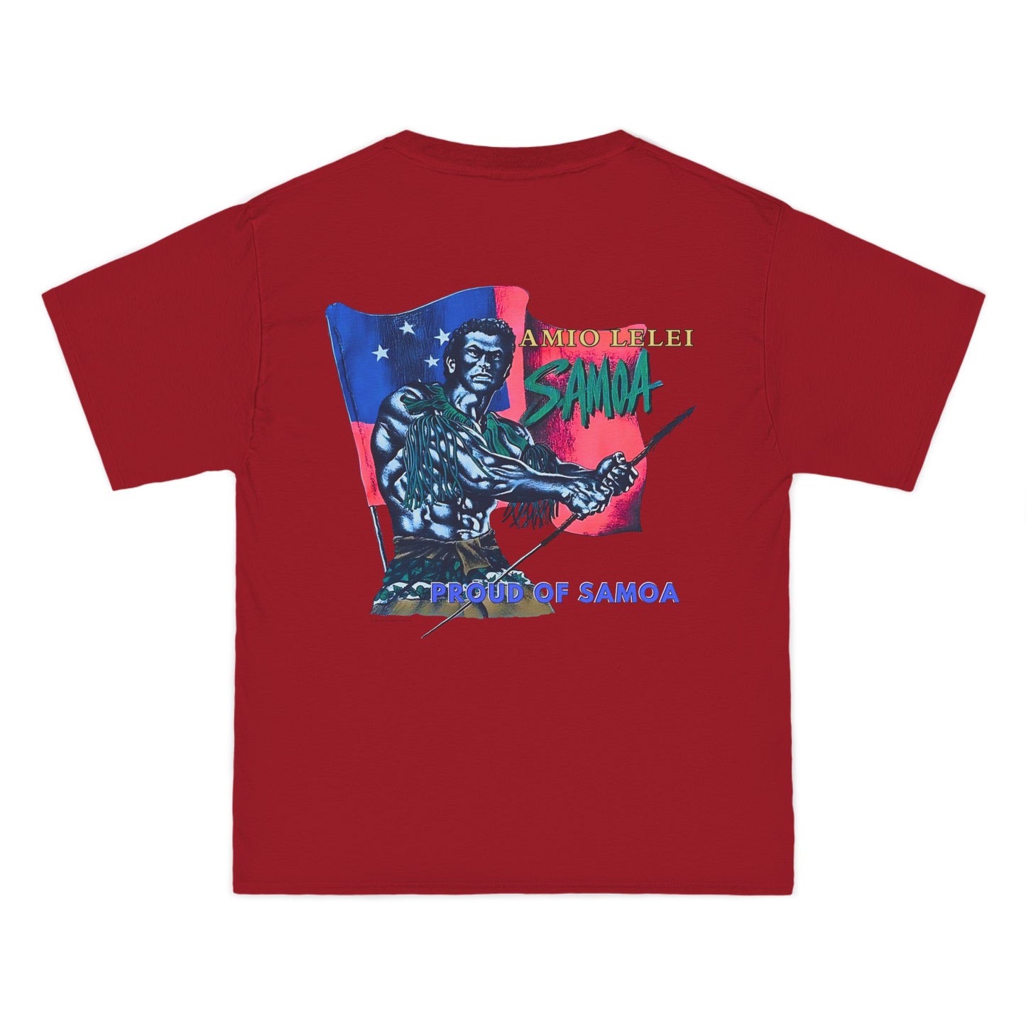 Samoan Strength Proud of Samoa Amio Lelei Vintage Design 90s New Print Beefy-T®  Short-Sleeve T-Shirt