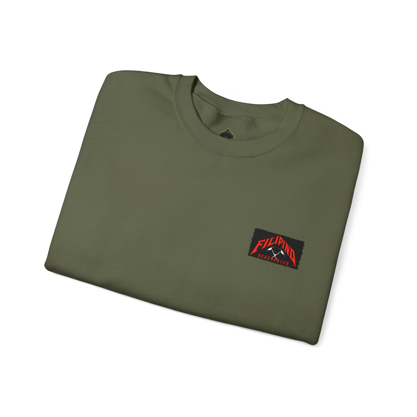 Filipino Strength Filipino Headhunter Igorot Chieftain Lalabi Unisex Heavy Blend™ Crewneck Sweatshirt