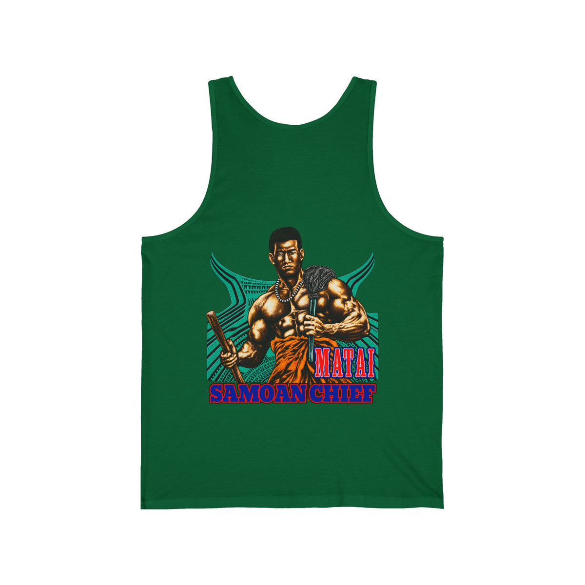 Samoan Strength Samoan Chief Matai Unisex Jersey Tank