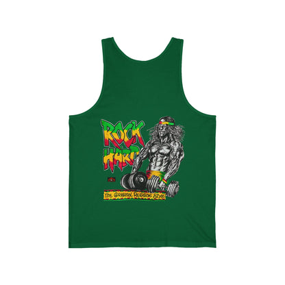 Jawaiian Strength Rock Hard The Original Reggae Style Vintage 90s Design New Print Unisex Jersey Tank